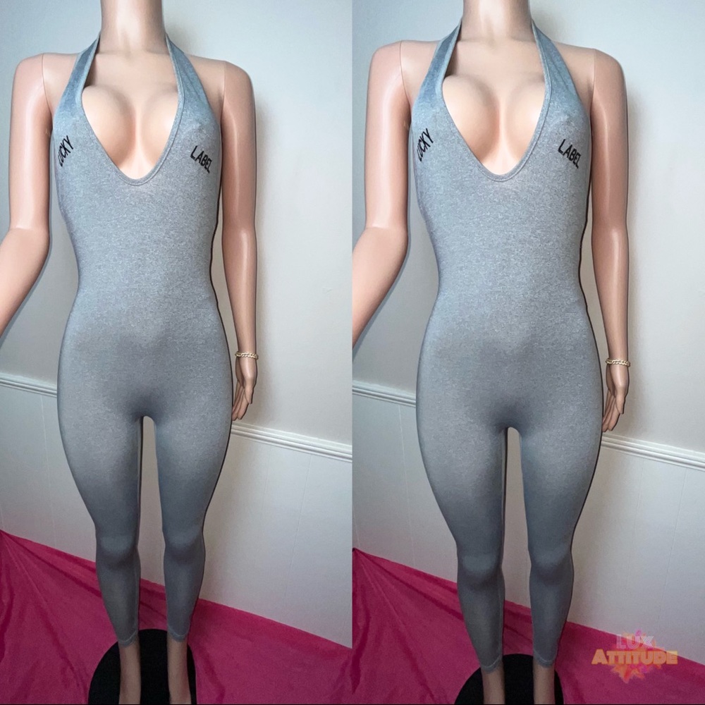 Halter top jumpsuit